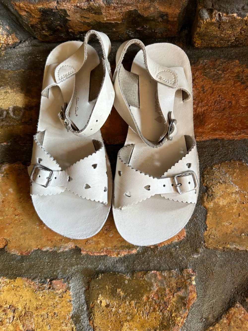 Sun-San White Sandals,
